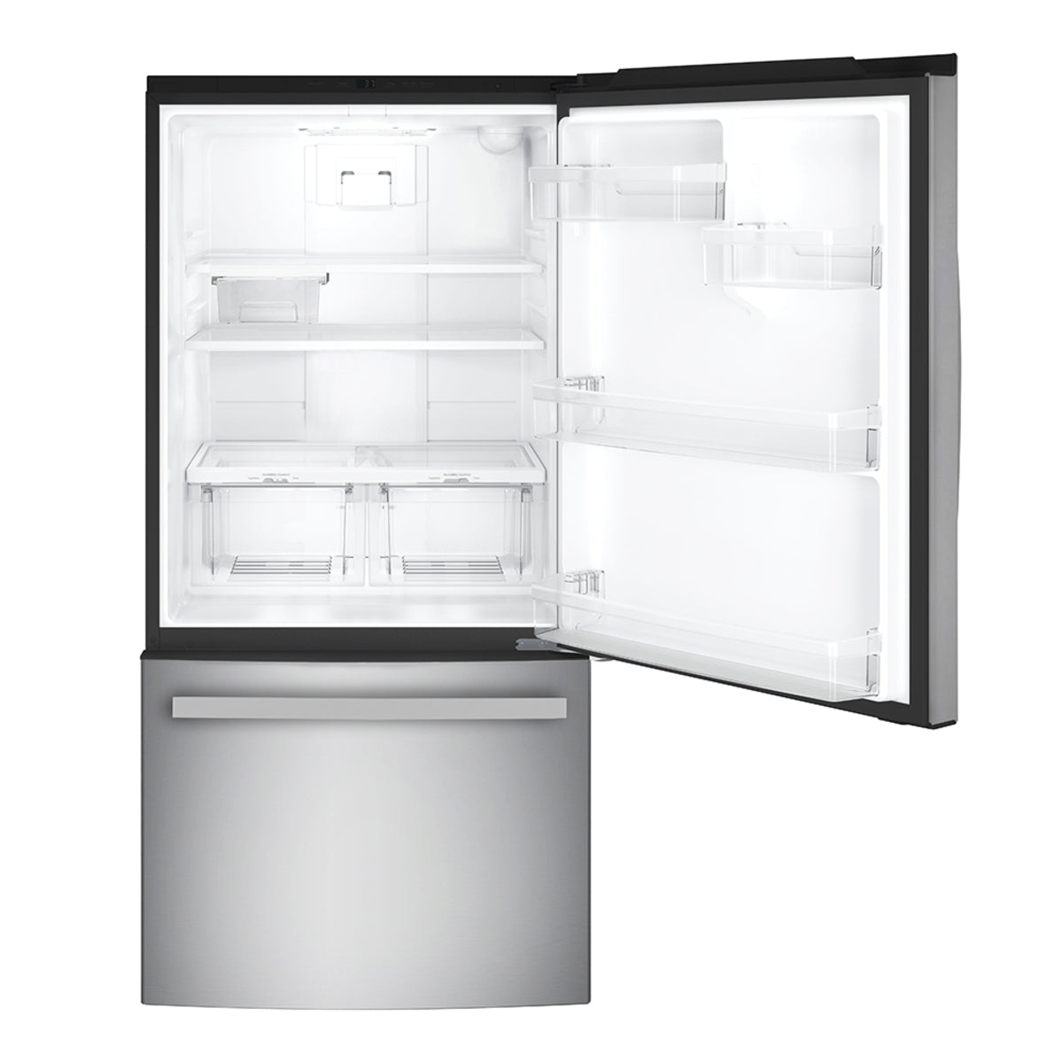 Refrigerador Bottom Freezer 595 L Inoxidable Ge Profile