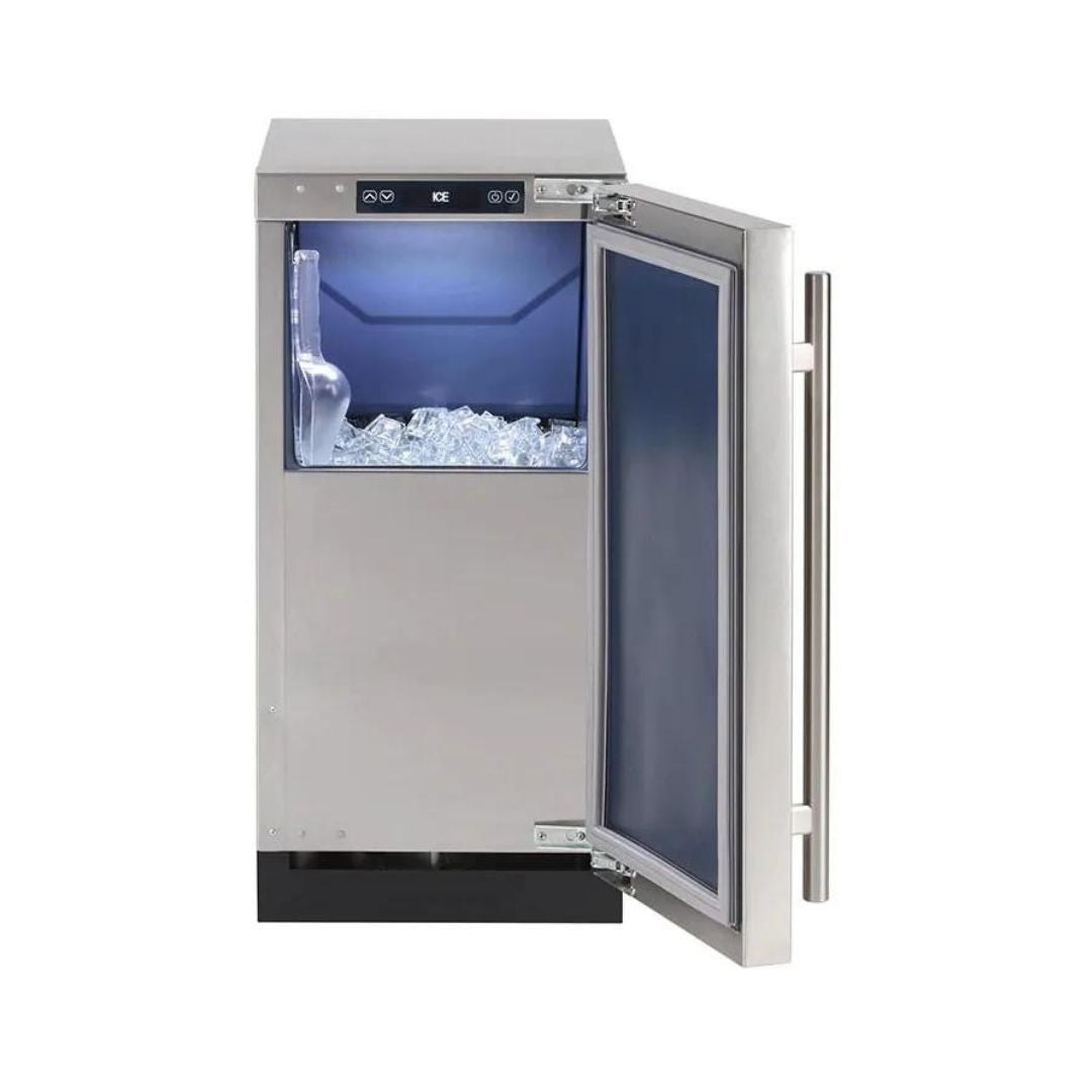 Máquina de hielos Sapphire Acero inoxidable, sin bomba SIIM15GDSS