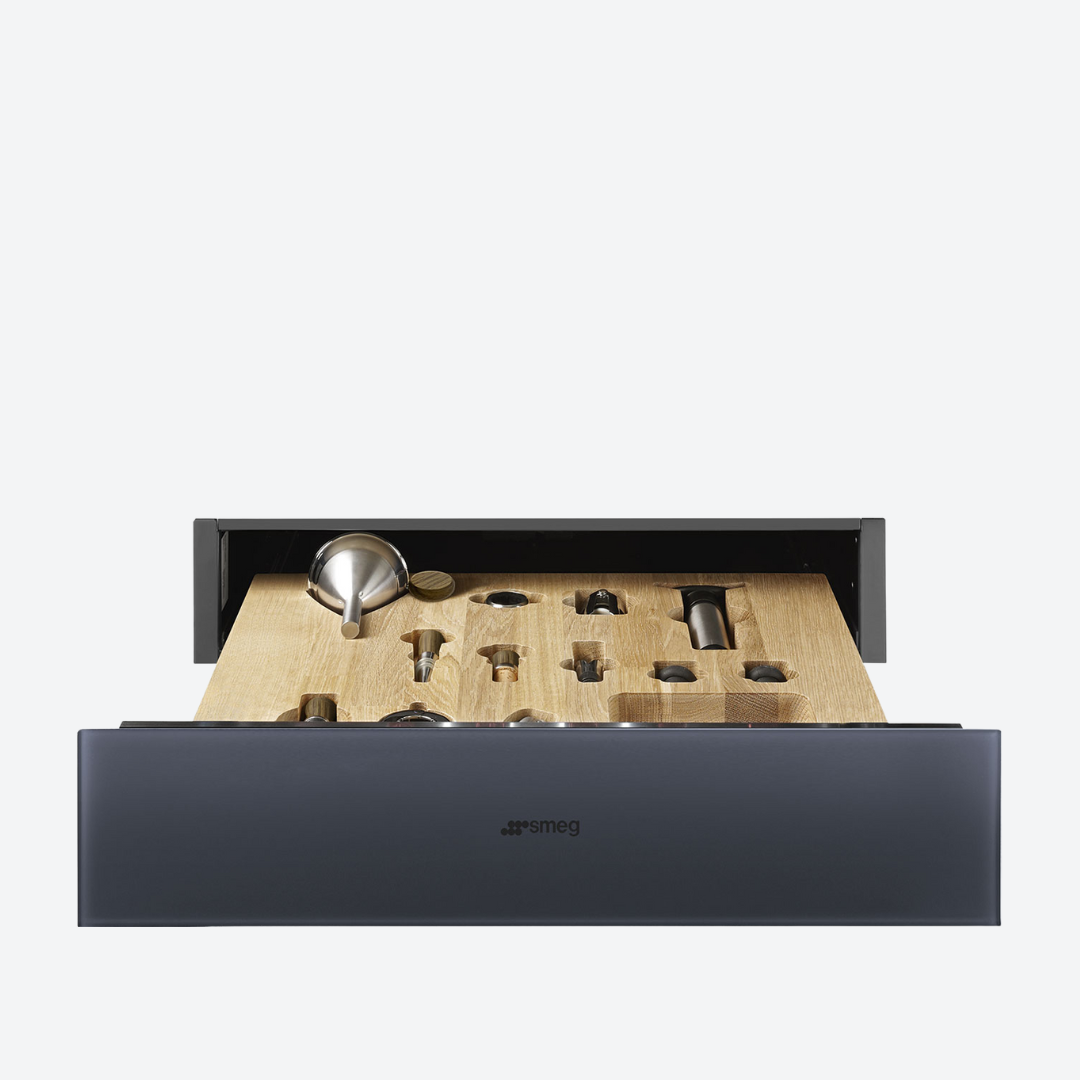 Cajón Calientaplatos 59.7 cm 23.50" SMEG CPS115G