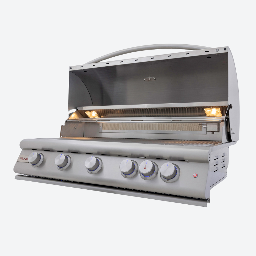 Asador de gas LTE PRO 5 quemadores 100.33 cm 39.5″ BLAZE BLZ-5LTEPRO-LP/NG