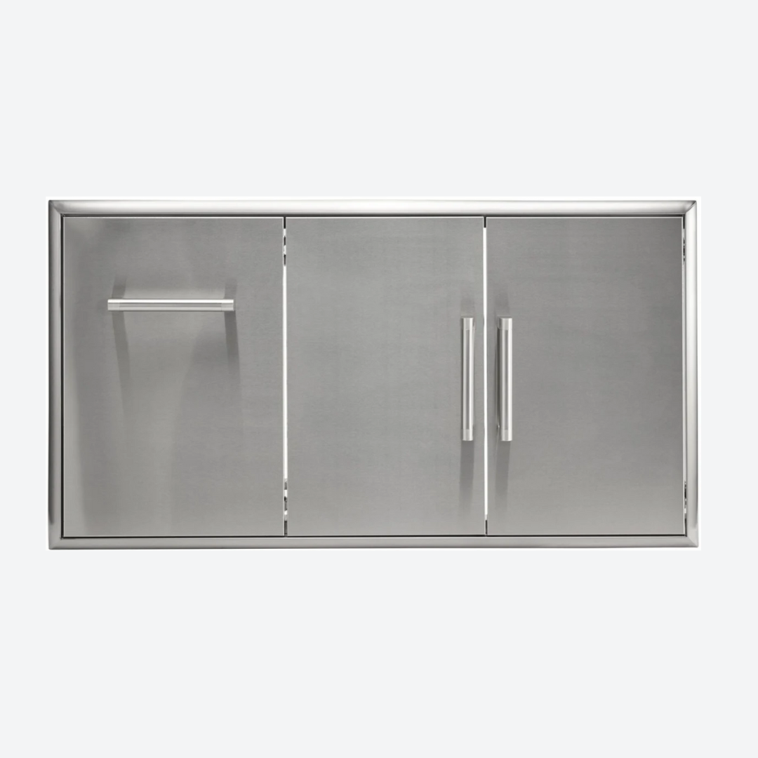 Puertas de acceso dobles para asador 114.94 cm 45.25" COYOTE C3-CDPOD
