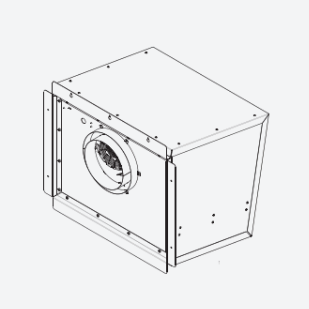 Kit de carcasa de soplador externo solo para 1200 CFM 60.33 cm 23.75 ELICA KIT0179547