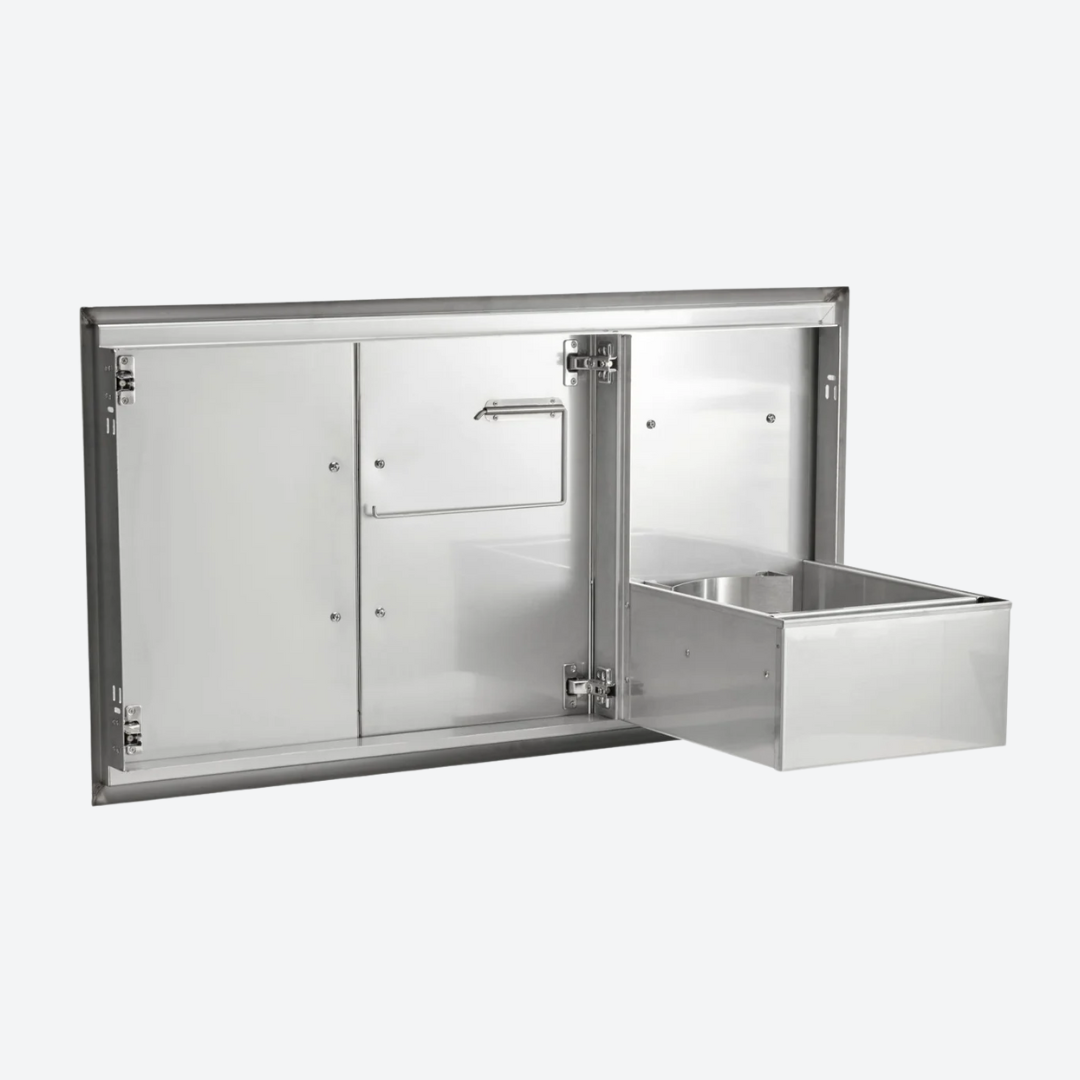 Puertas de acceso dobles para asador 114.94 cm 45.25" COYOTE C3-CDPOD