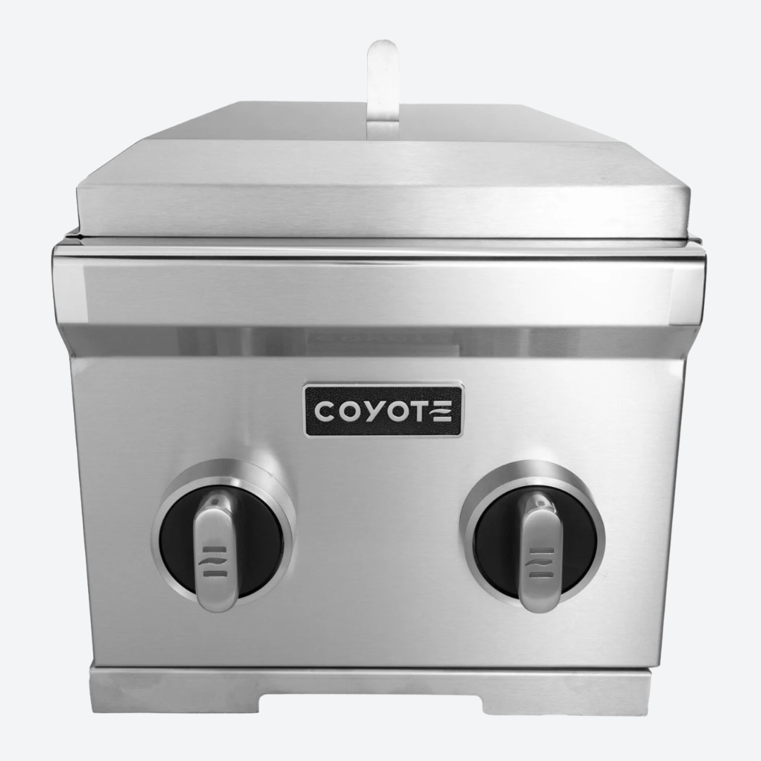 Quemador de gas de doble cara empotrado 33.34 cm 13.13" COYOTE C3DBLP/NG