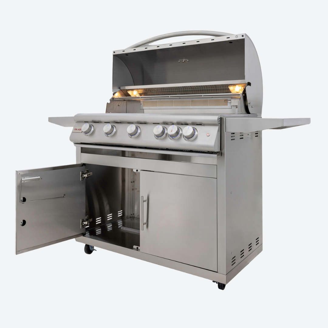 Asador de gas LTE PRO 5 quemadores 100.33 cm 39.5″ BLAZE BLZ-5LTEPRO-LP/NG