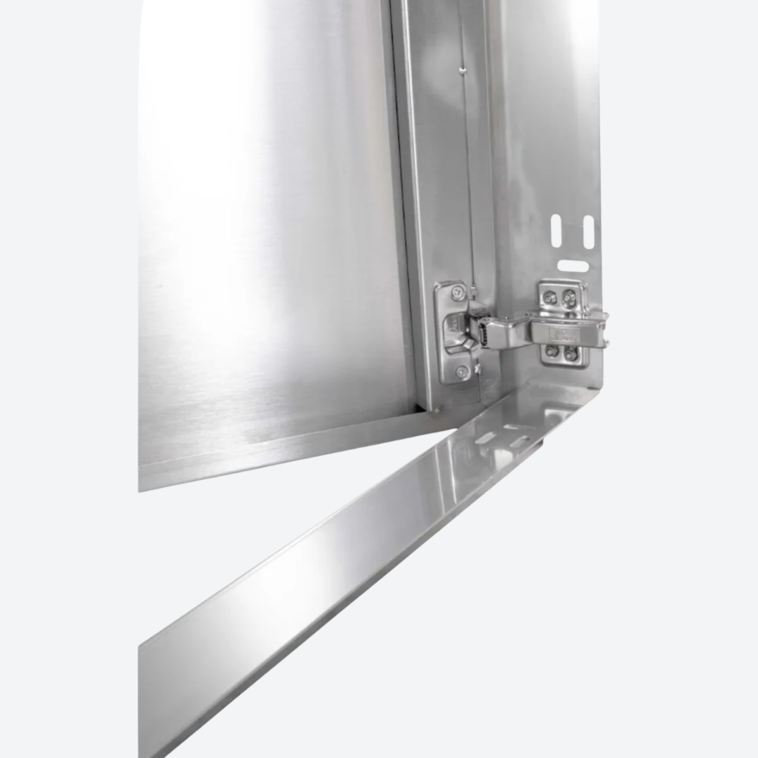 Puerta de acceso simple de acero inoxidable 16" y 19" COYOTE C3-SA2014