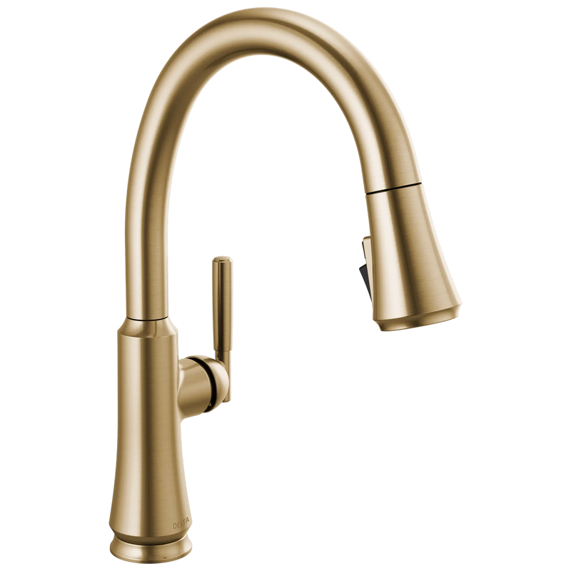 Monomando de Cocina  Pull Down Delta Coranto -  Delta Grifo Bronce-Champagne