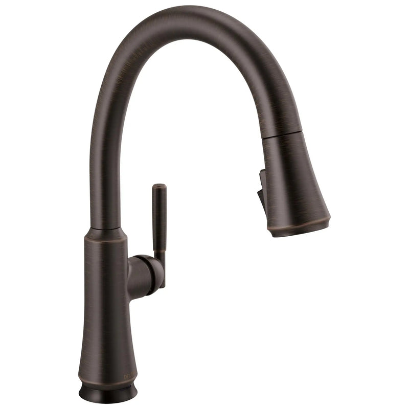 Monomando de Cocina Pull-Down con Tecnología Touch2o® Delta Coranto -  Delta Bronce