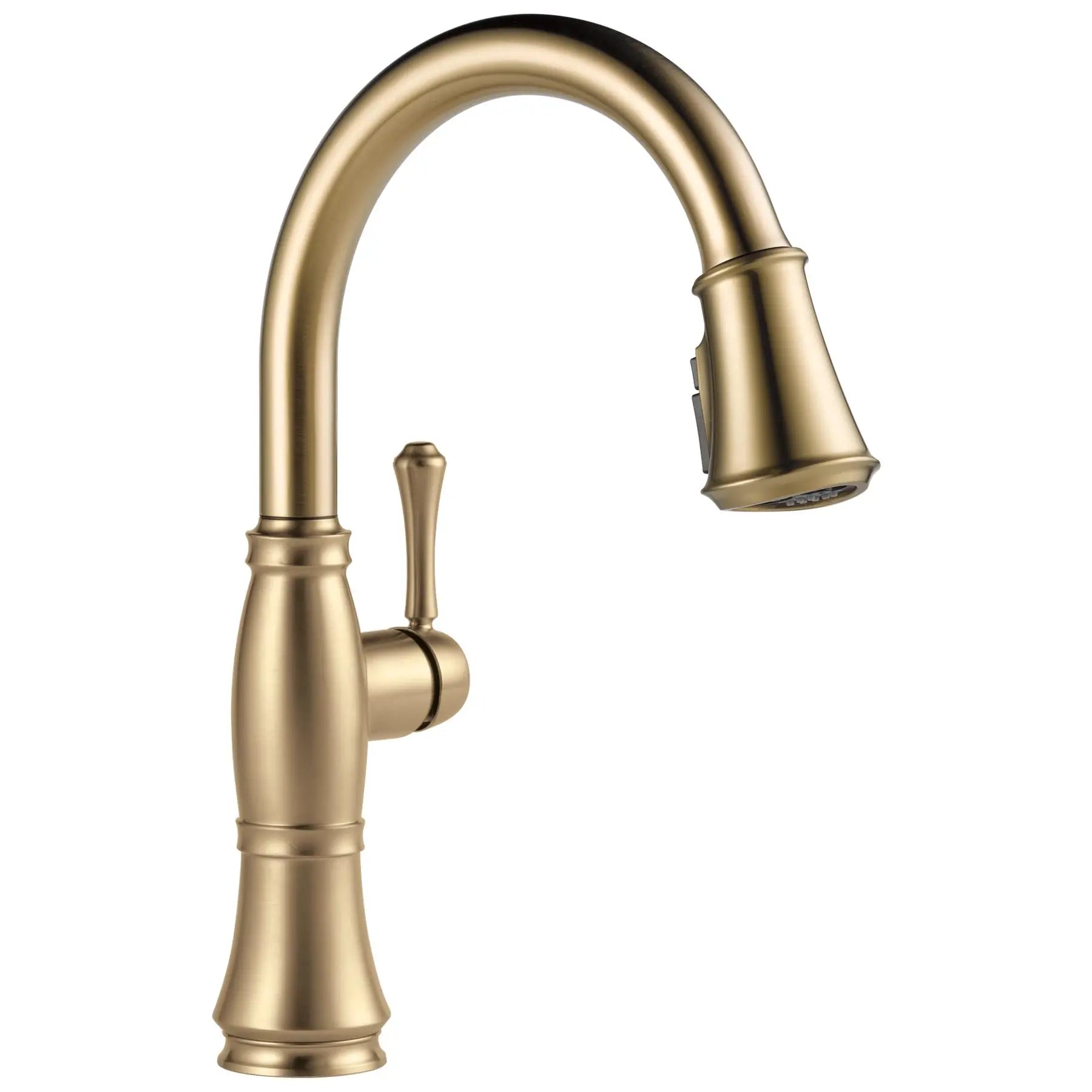 Monomando de Cocina Pull-Down con Shieldspray® - Cassidy - Delta -  Delta Grifo Bronce-Champagne