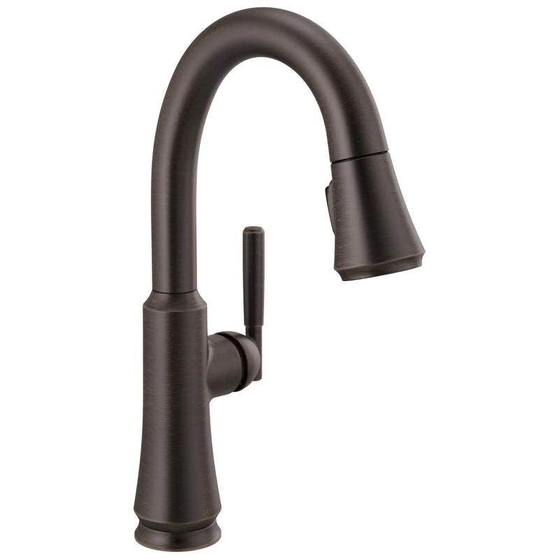 Monomando Pull Down para Bar Delta Coranto -   Delta Grifo Bronce