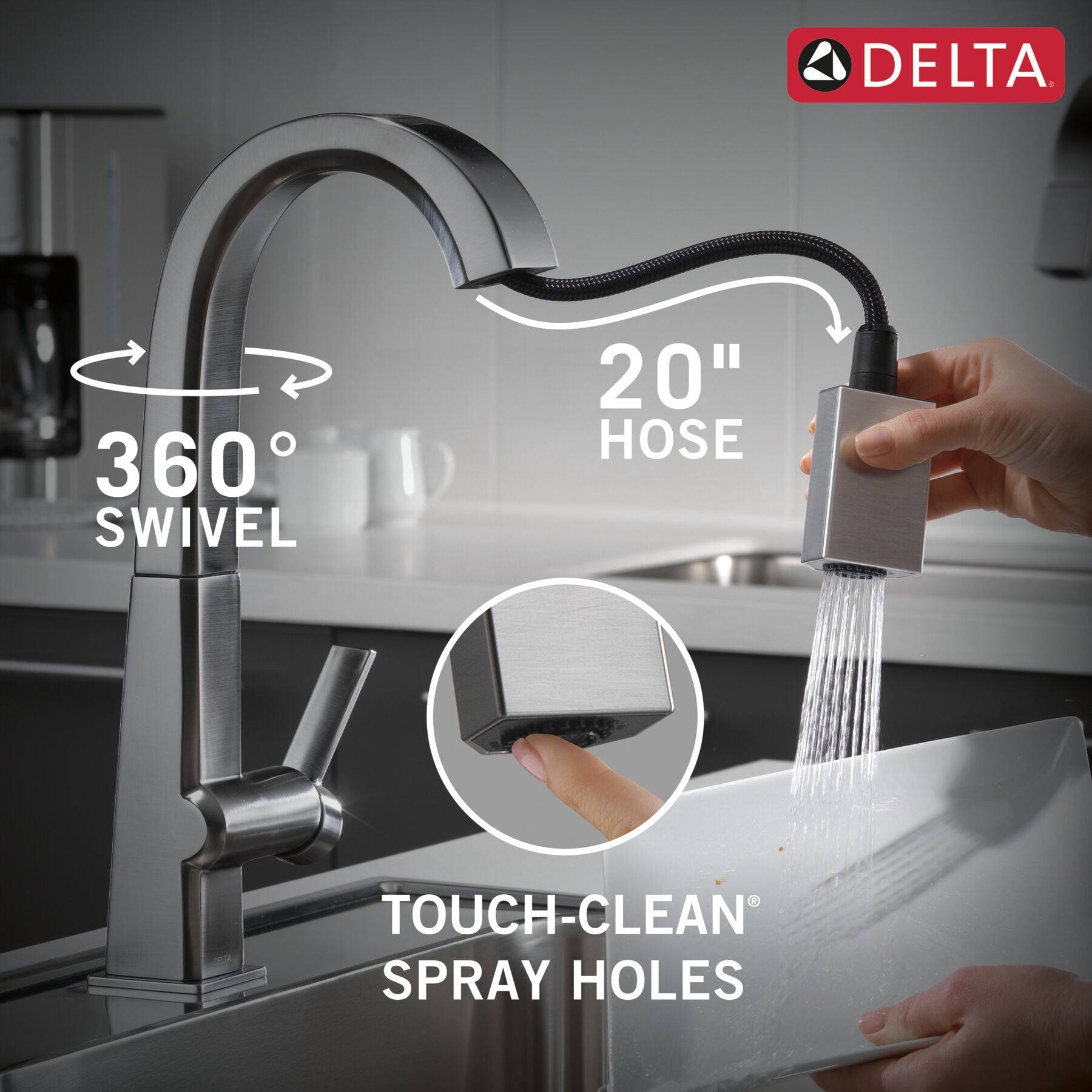 Monomando para Bar Pull Down - Pivotal Delta Delta Grifo