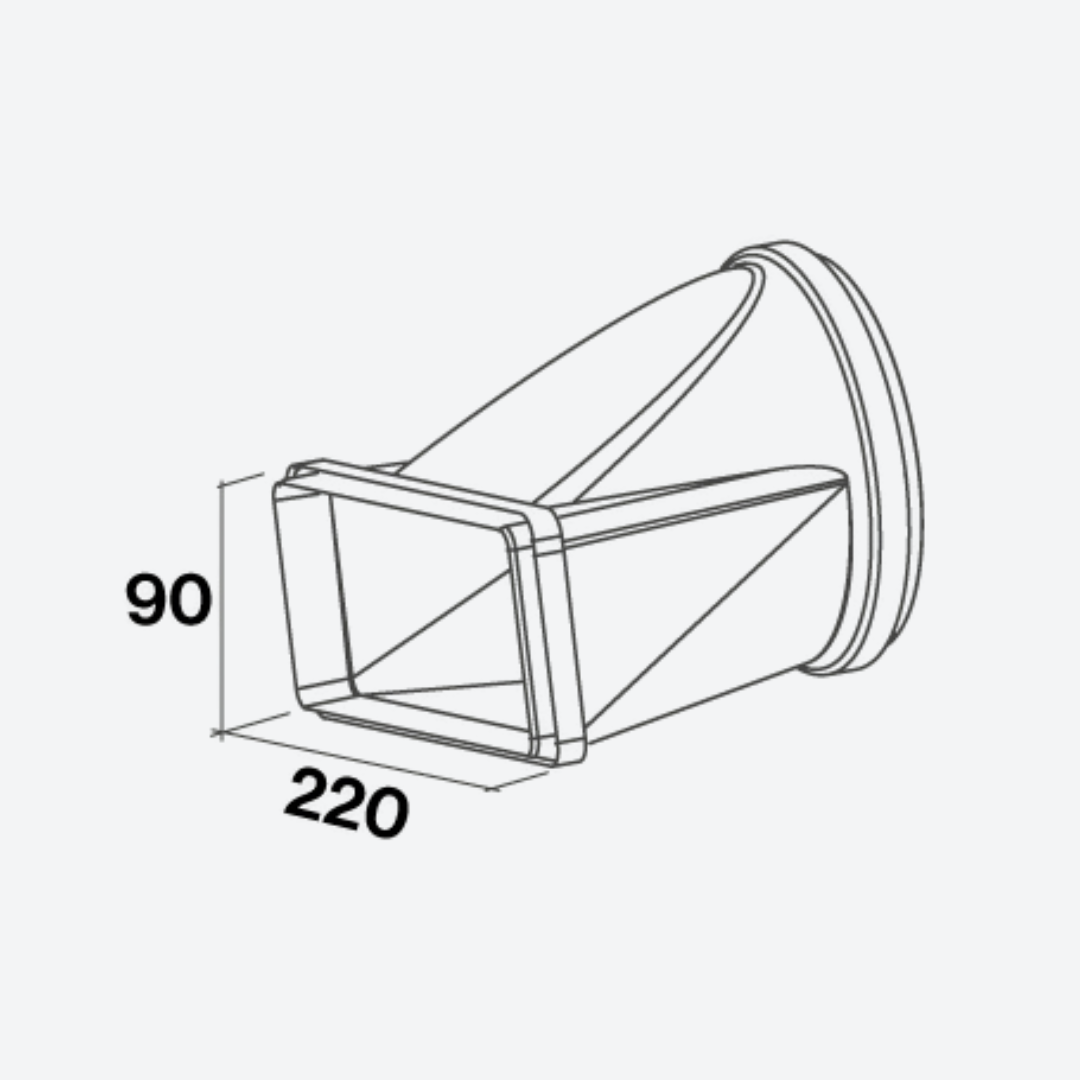 Accesorios para conducto de campana FALMEC KACL.376