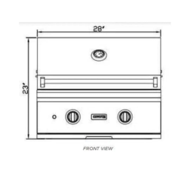 Asador 28" LP COYOTE - jamesandstevenmx