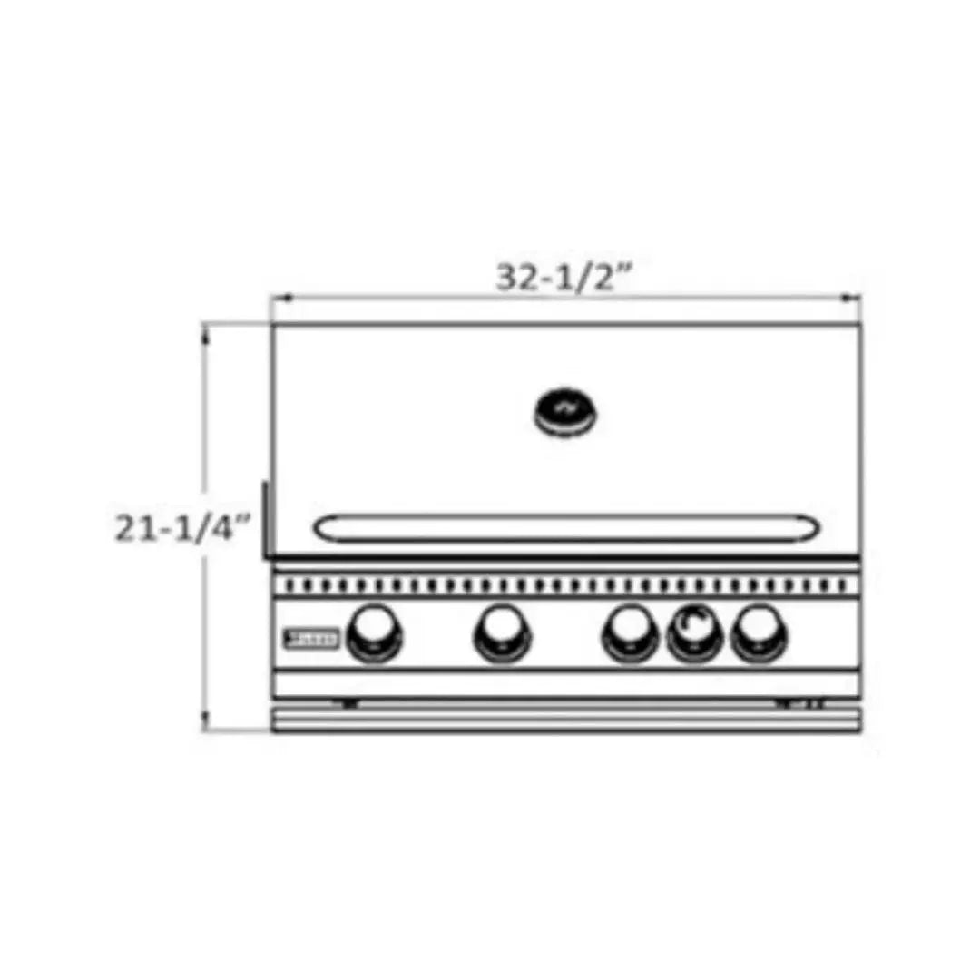 Asador de gas BLAZE - jamesandstevenmx