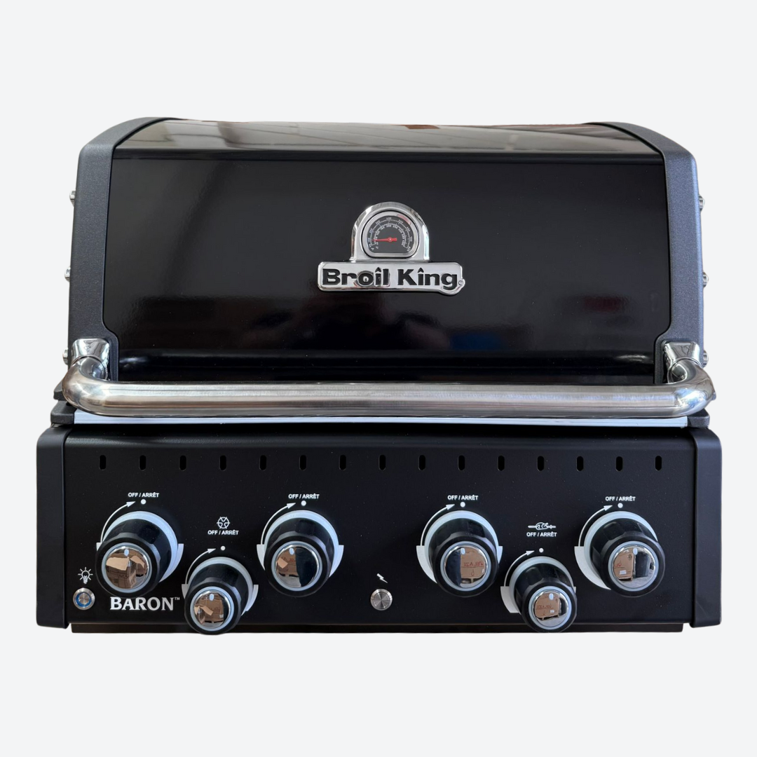 Asador de gas negro empotrable 71.1cm 28" BROIL KING 875644 LP