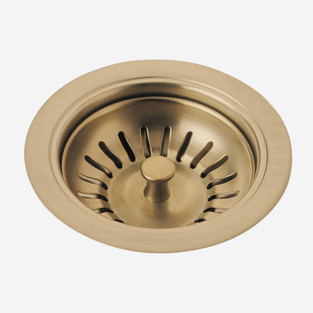 Brida y filtro para fregadero de cocina en bronce champagne 11.43 cm 4.50" DELTA 72010-CZ