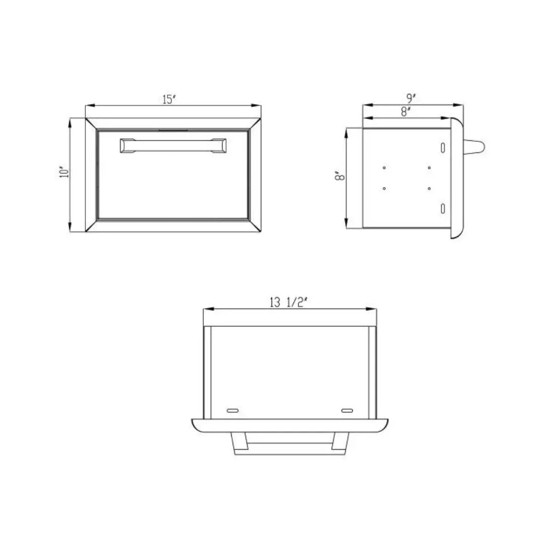 Soporte para toallas de papel COYOTE - jamesandstevenmx