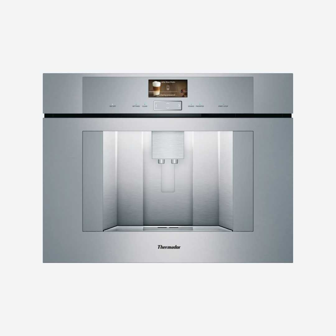 Cafetera empotrable con conexión a la red Thermador TCM24PS