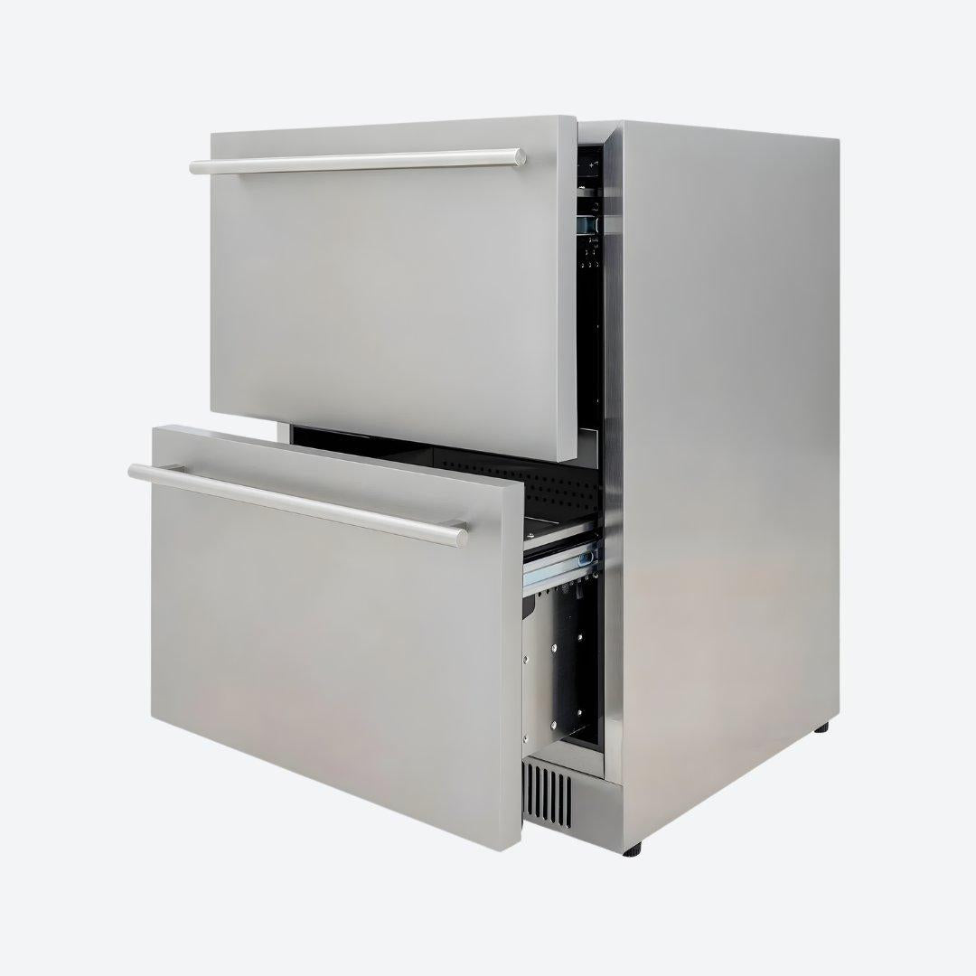 Cajón refrigerante doble para exteriores de 24" BLAZE BLZ-SSRF-DBDR5.1