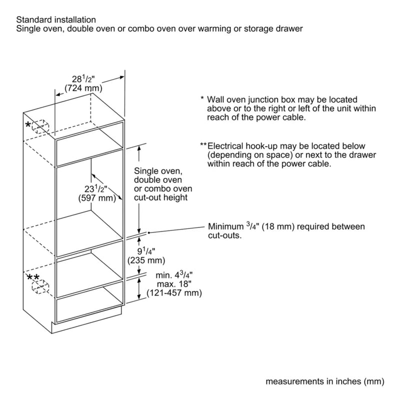 Cajón Calentador de Panel Perzonalizado 30" Thermador - jamesandstevenmx