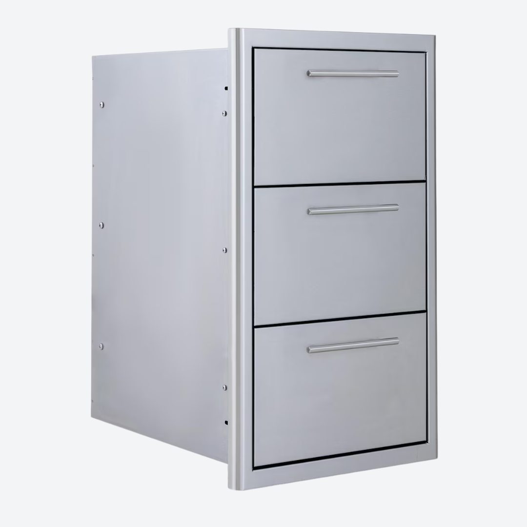 Cajón de triple acceso 44.15 cm 17.37" BLAZE BLZ-DRW3-R-LT