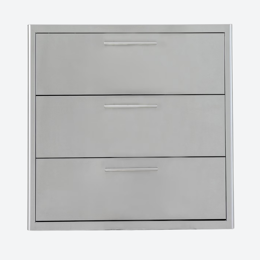 Cajón de triple acceso 70.8 cm 27.87" BLAZE BLZ-30W-3DRW-LT