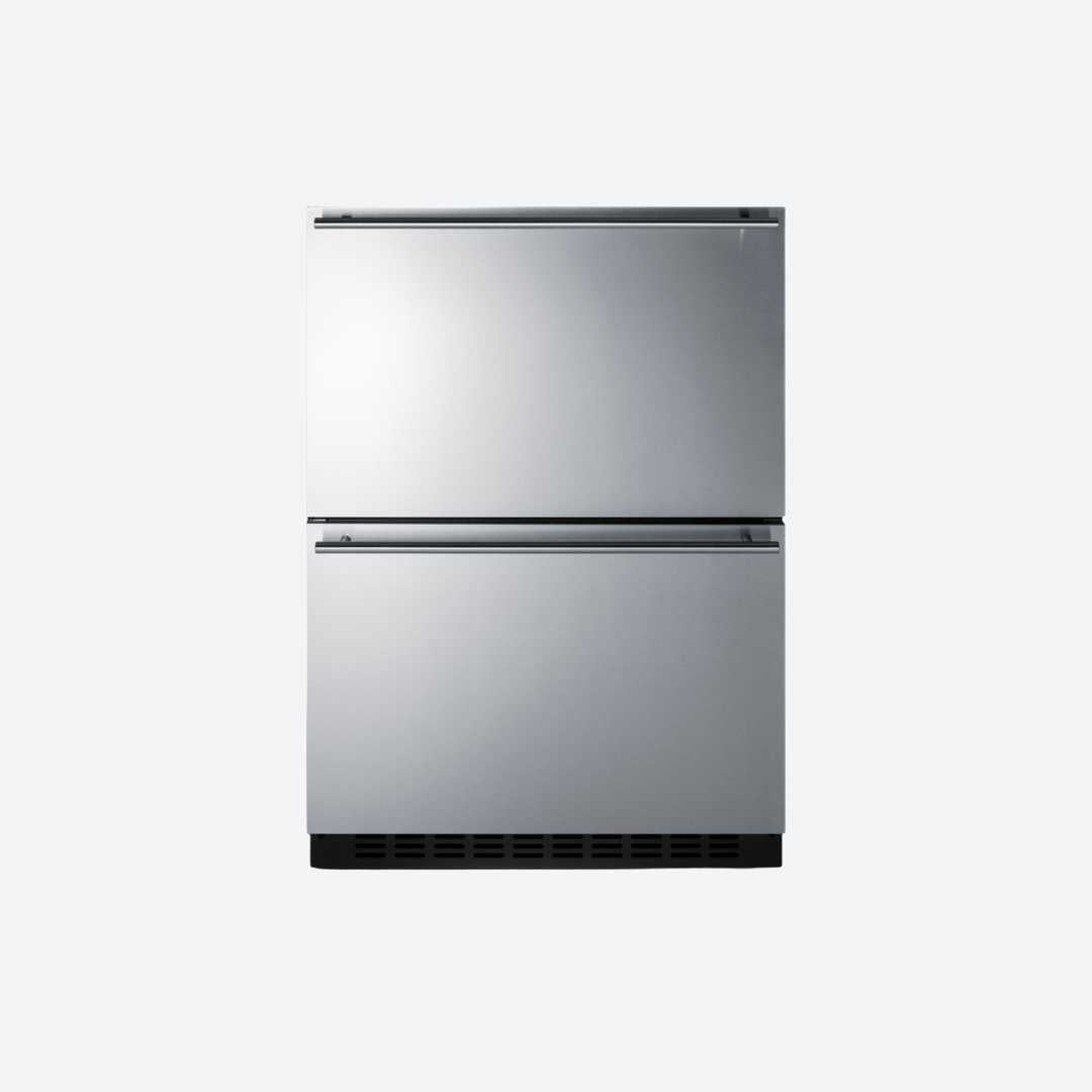 Cajones refrigerador-congelador panelable 24" 61cm de ancho SUMMIT ADRF244PNR