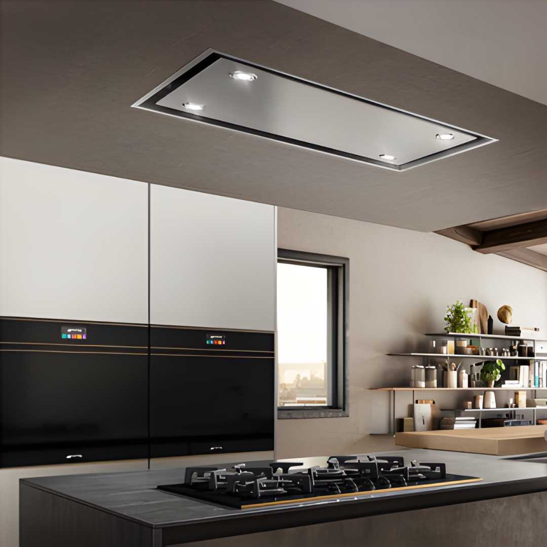 Campana Extractora de Techo Inox 90cm 35.4" SMEG KSCB94X