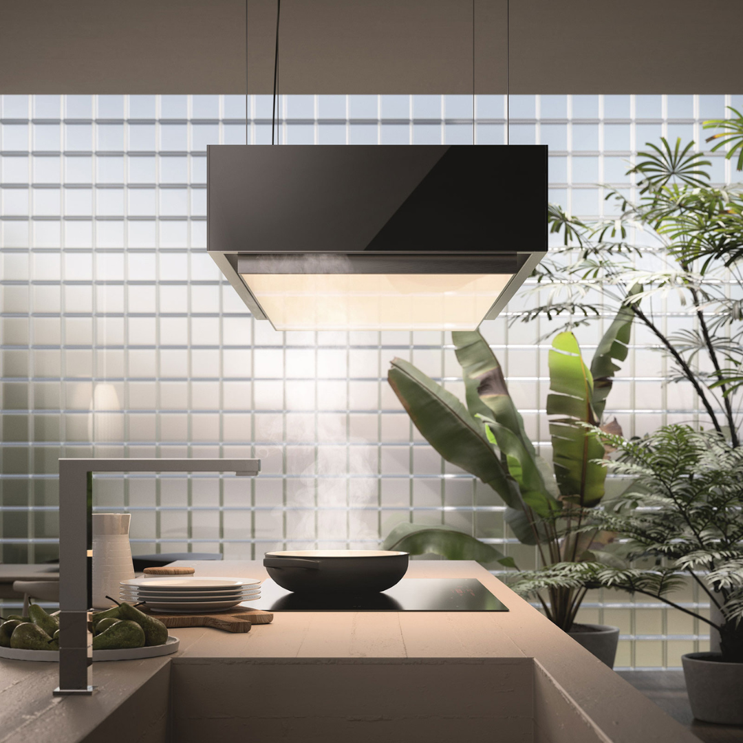 Campana Isla 133 cm 52.36" FALMEC Levante 120 Graphite