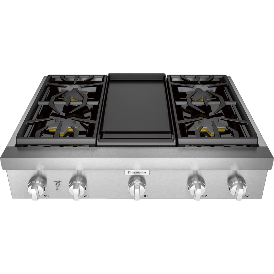 Cocina - Plancha Pro a Gas 4 Quemadores 36" Thermador - jamesandstevenmx