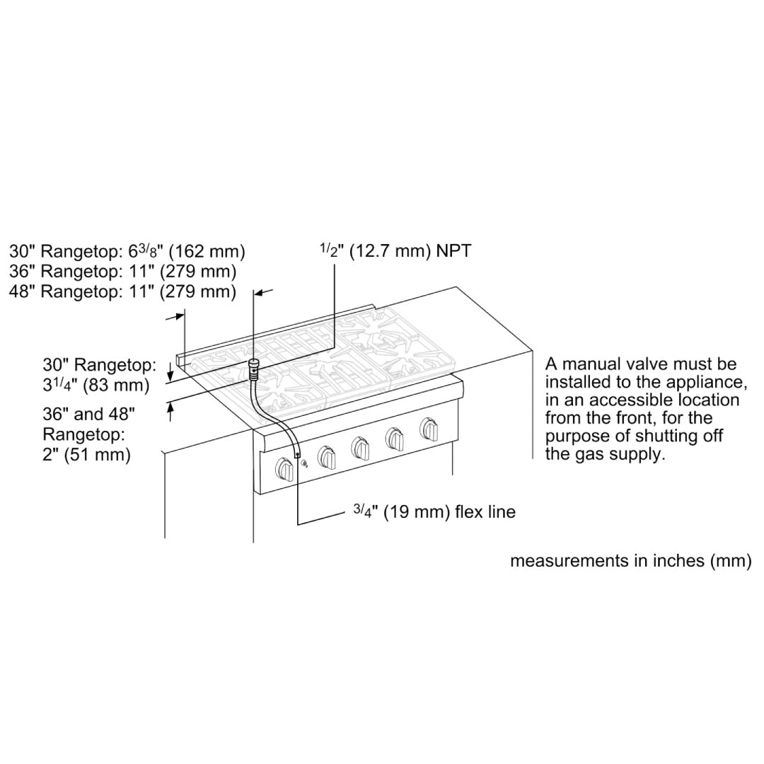 Cocina - Plancha Pro a Gas 4 Quemadores 36" Thermador - jamesandstevenmx