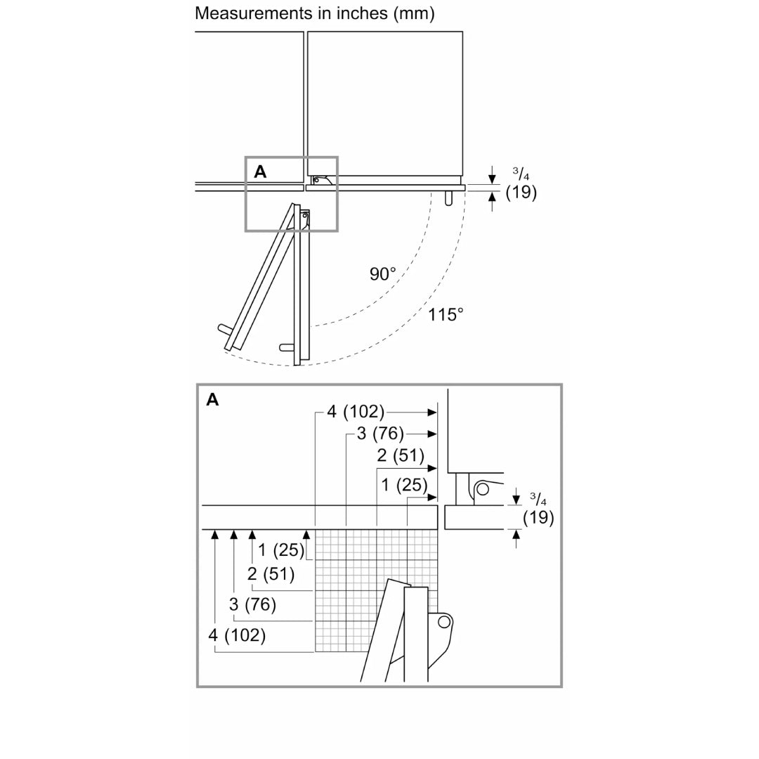 Congelador Inferior Empotrado Custom Panel de 36" Freedom® Thermador - jamesandstevenmx