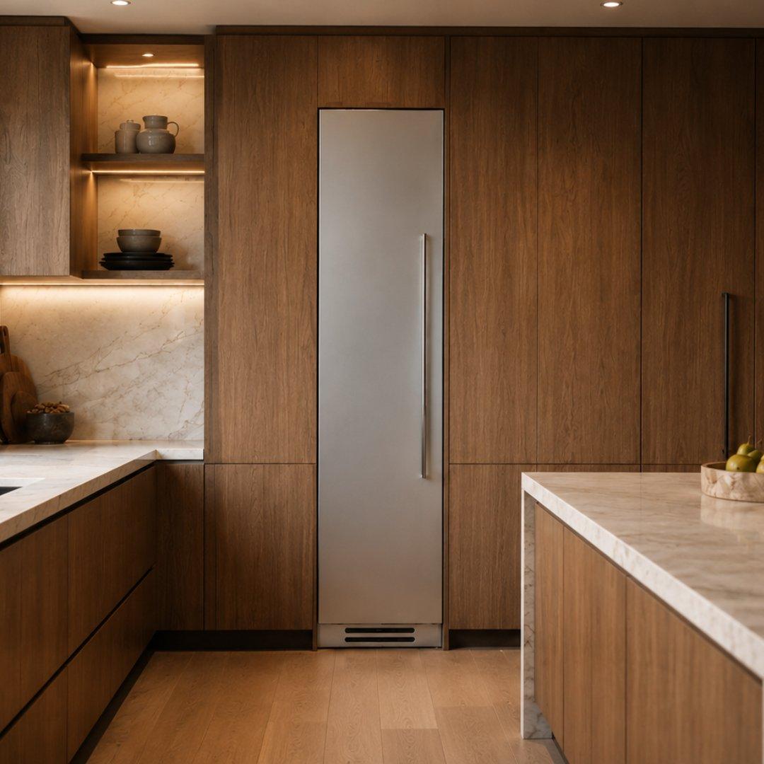 Congelador columna panelable de 24" BERTAZZONI REF24FCBIPNV