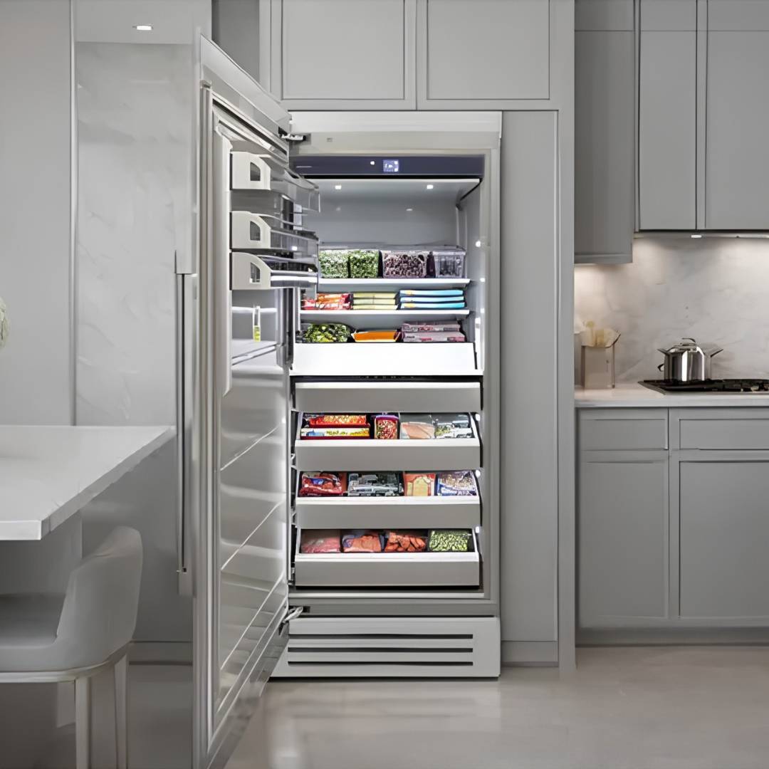 Congelador de columna empotrable 36" BENESSI BKFZ36SS / BKFZ36P