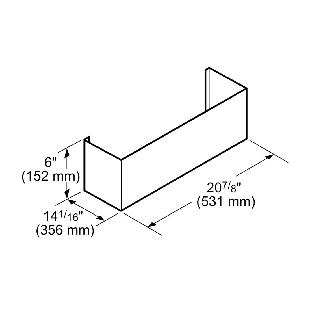 Cubierta de Conducto de 6" de Alto Thermador - jamesandstevenmx