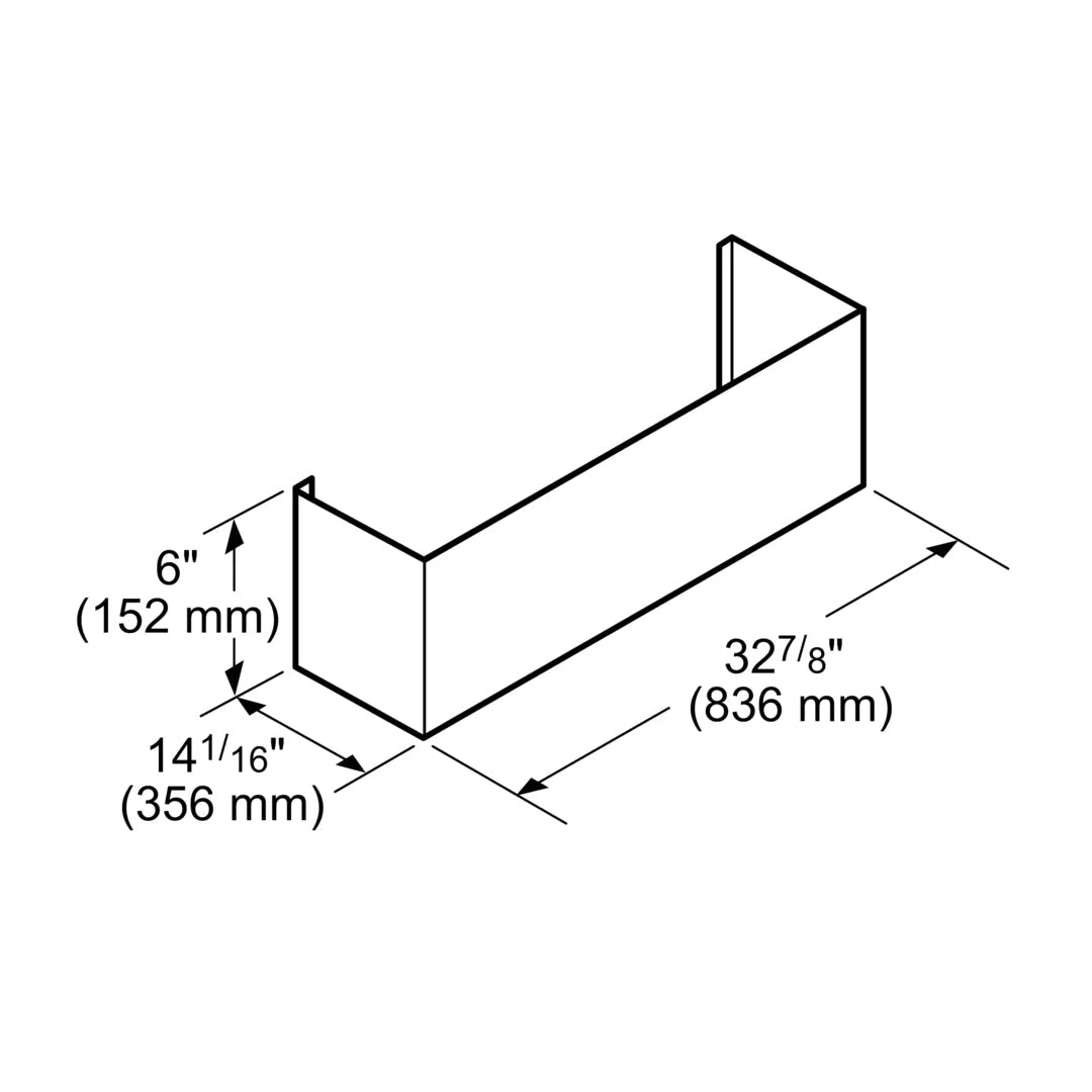 Cubierta de Conducto de 6" de Alto Thermador - jamesandstevenmx