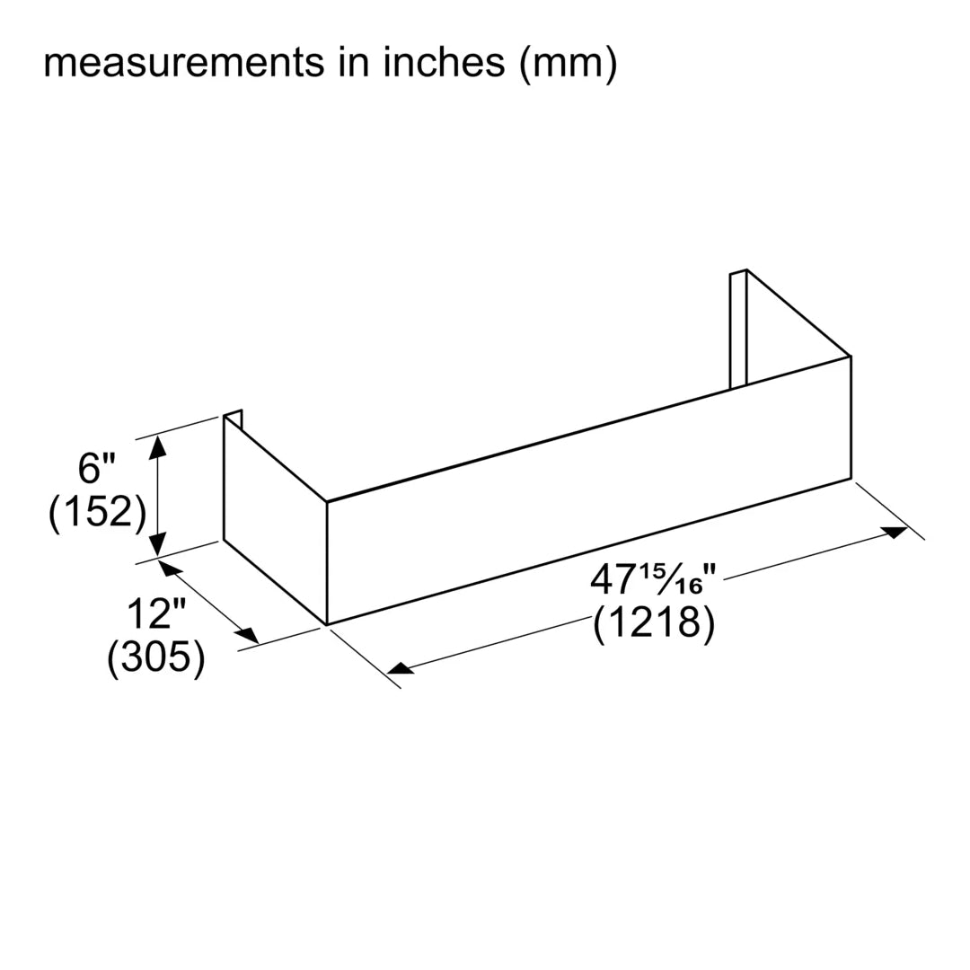 Cubierta de Conducto de 6" de Alto Thermador - jamesandstevenmx