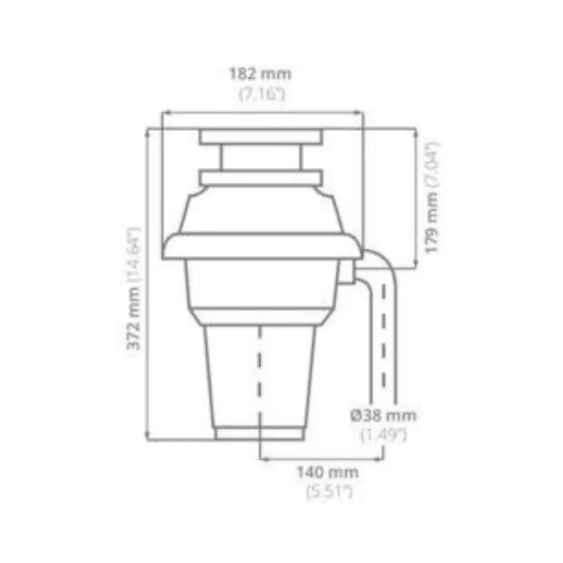 Commodore Triturador De Cocina Eclipse 7600 3-BOLT - jamesandstevenmx