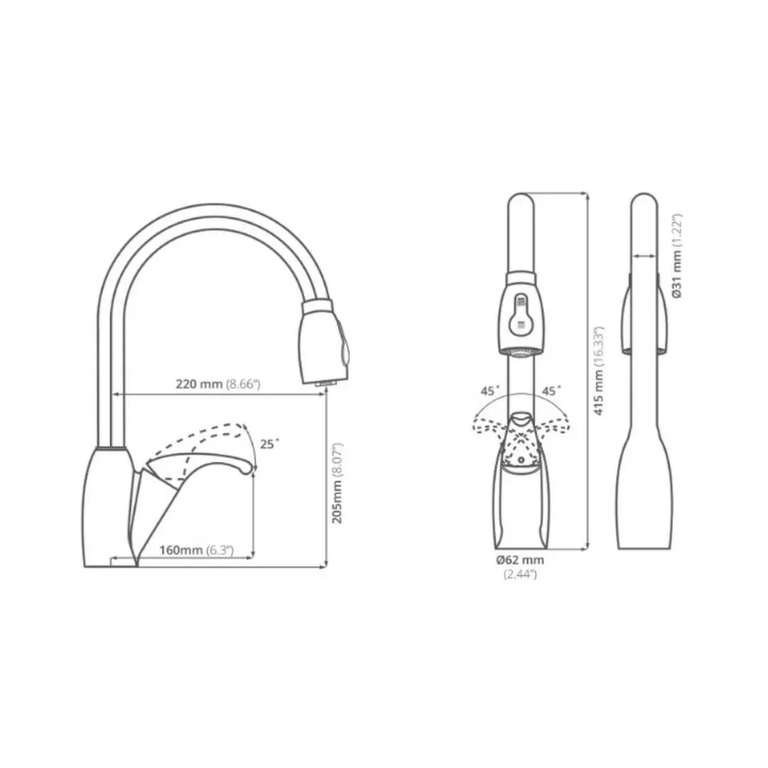 Kit Grifo KS 3030 con Dosificador - jamesandstevenmx