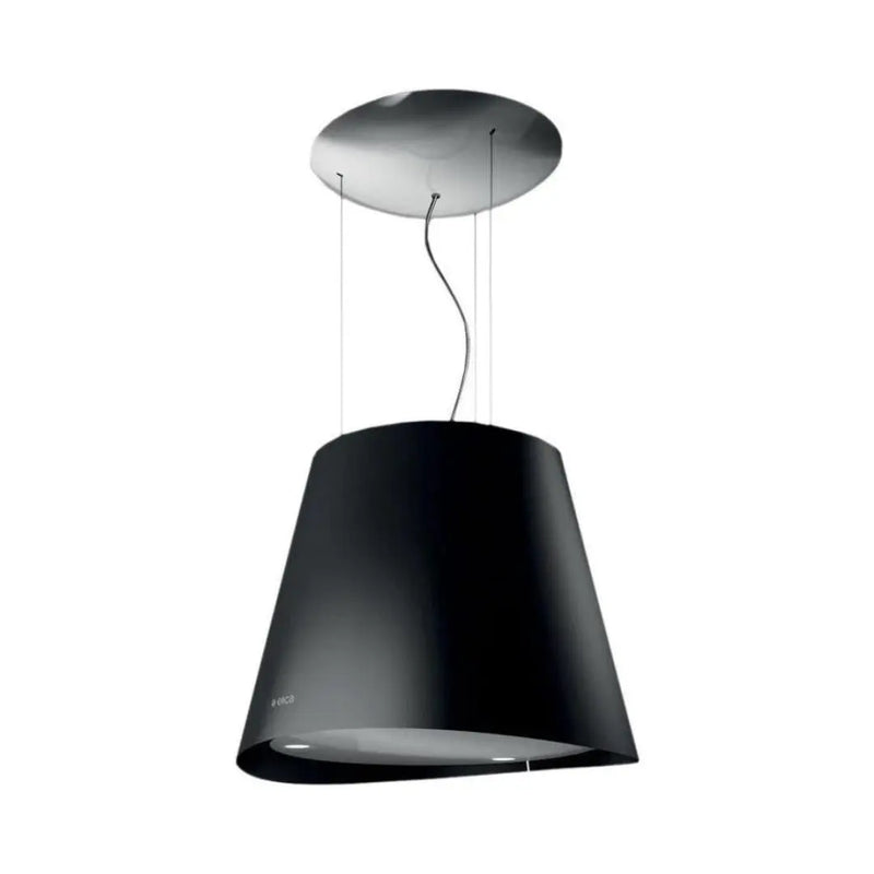 Campana Suspendida EASY Negro Efecto Soft Touch ELICA - jamesandstevenmx