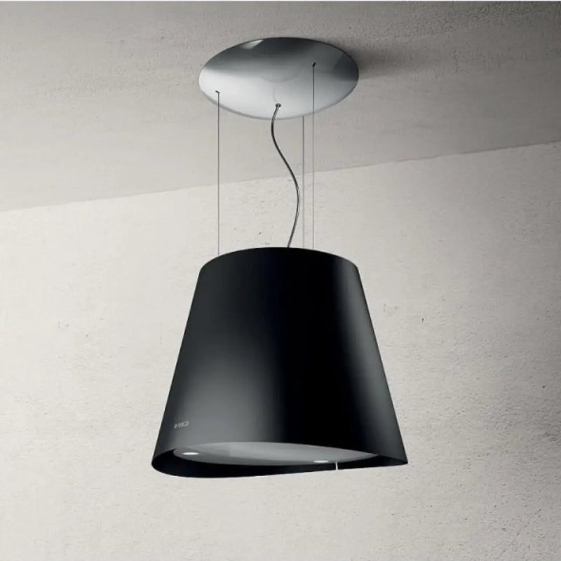 Campana Suspendida EASY Negro Efecto Soft Touch ELICA - jamesandstevenmx