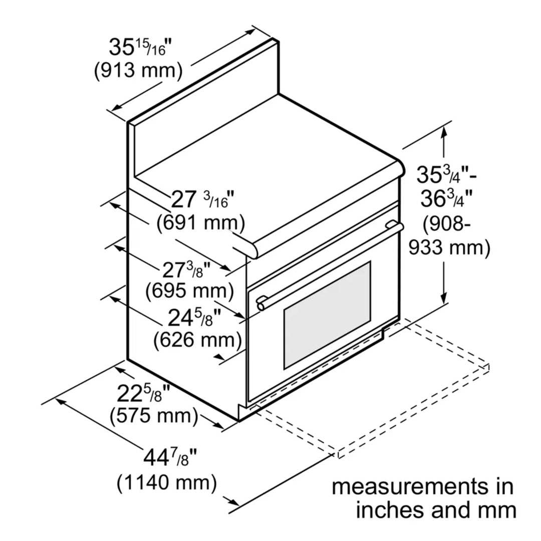 Estufa Gama Profesional Dual Pro-Harmony® 36" Thermador - jamesandstevenmx