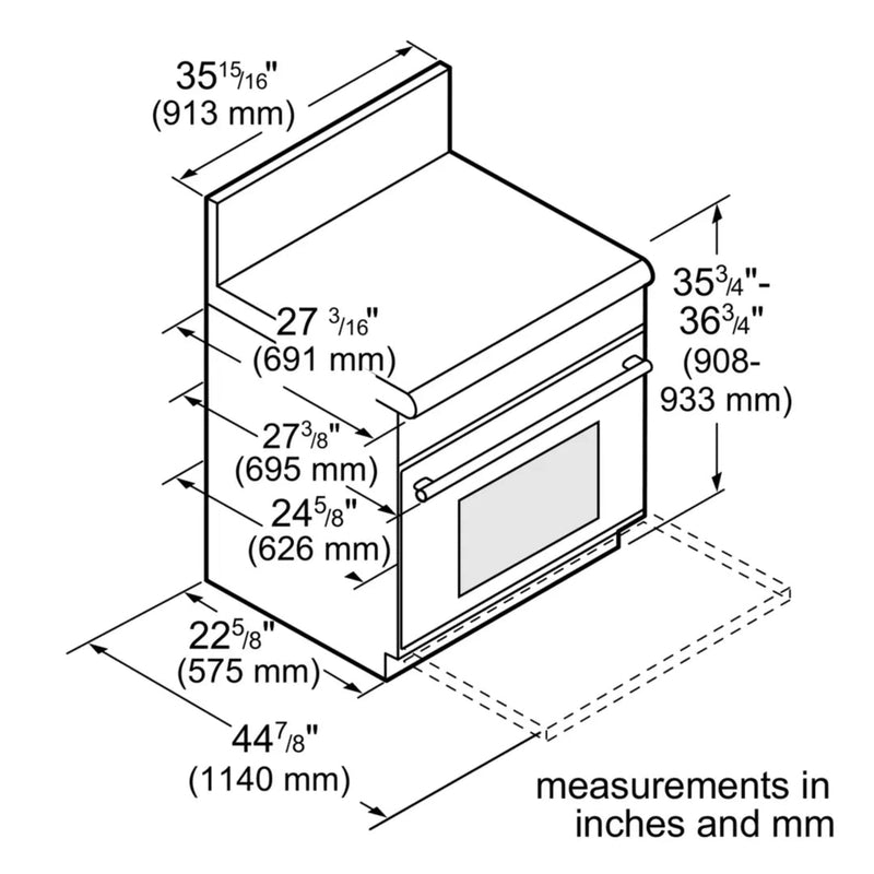 Estufa Gama Profesional Dual Pro-Harmony® 36" Thermador - jamesandstevenmx