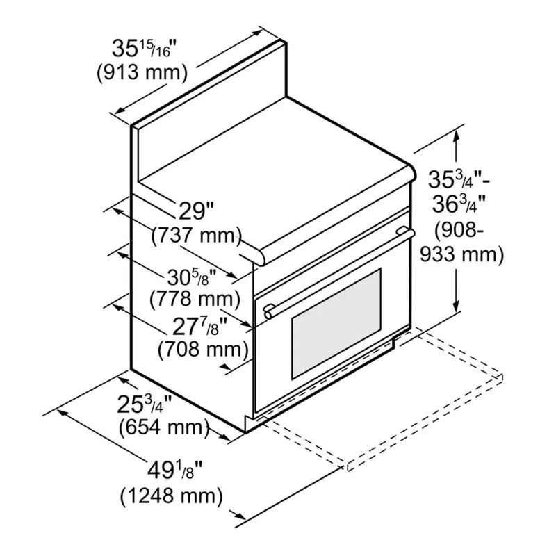 Estufa Gama Profesional de Gas Pro-Grand® 36" Thermador - jamesandstevenmx