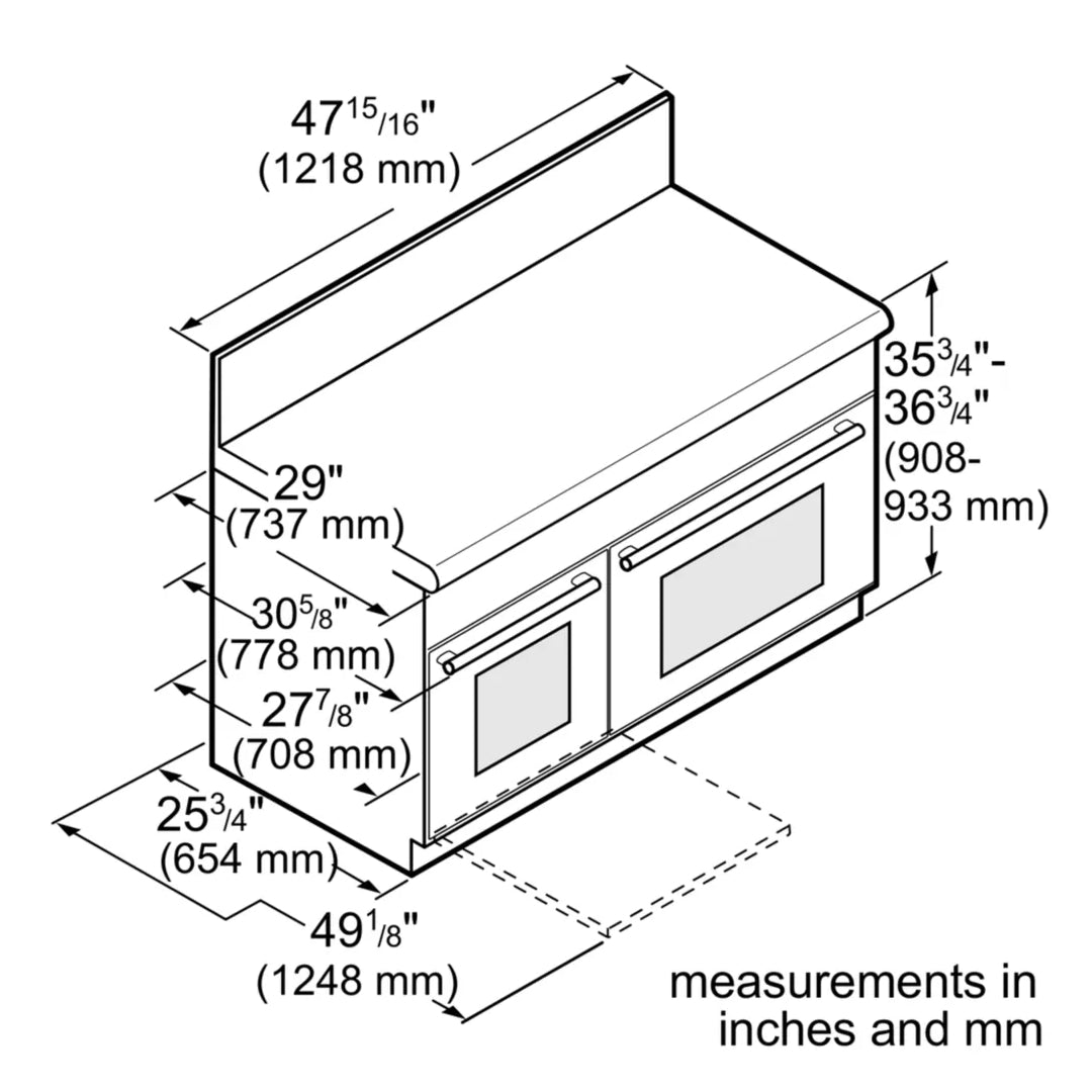 Estufa Gama Profesional de Gas Pro-Grand® 48" Thermador - jamesandstevenmx