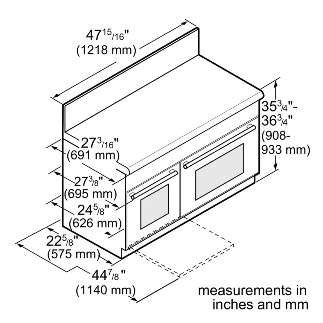 Estufa Gama Profesional de Gas Pro-Harmony® 48" Thermador - jamesandstevenmx