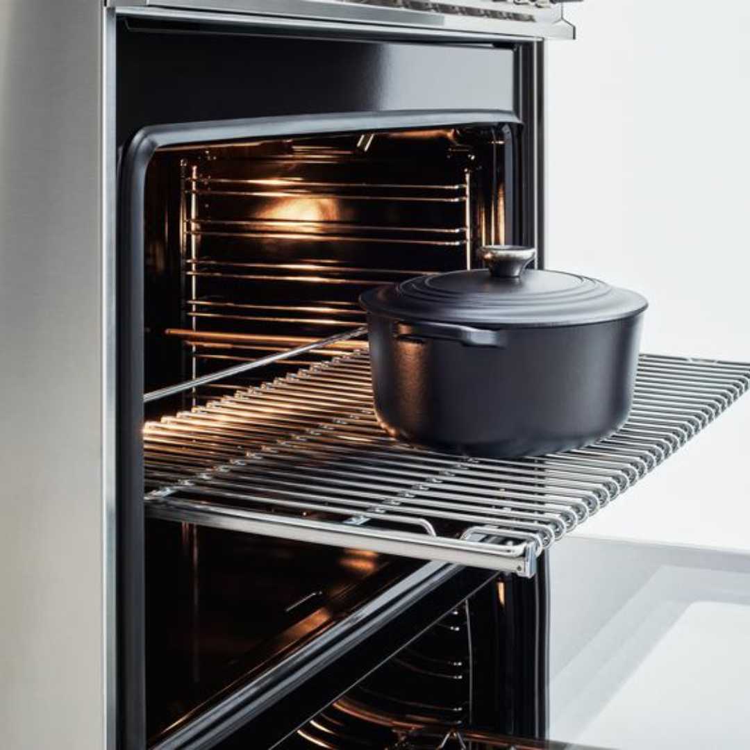 Estufa a gas independiente 6 quemadores sellados, horno y plancha eléctrica 91.44 cm 36" BERTAZZONI HER366BCFGMXT