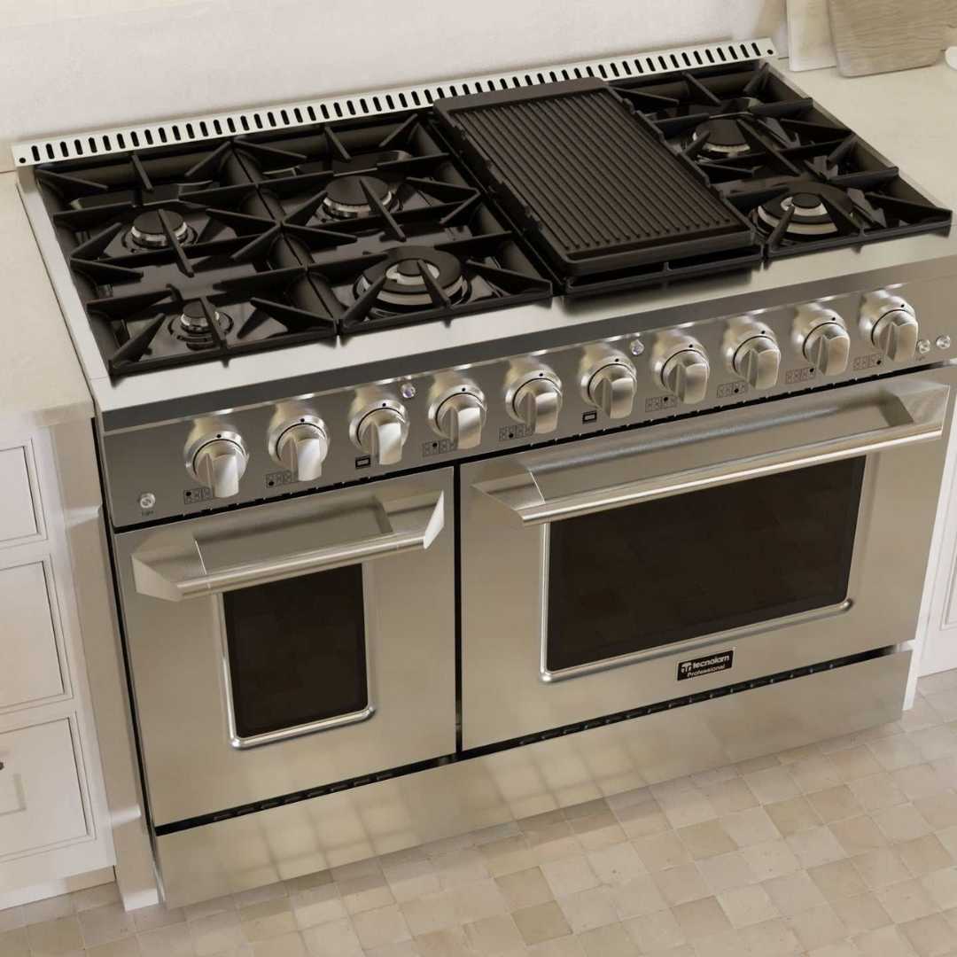 Estufa profesional 121.6 cm 47.87″ TECNOLAM FGR488