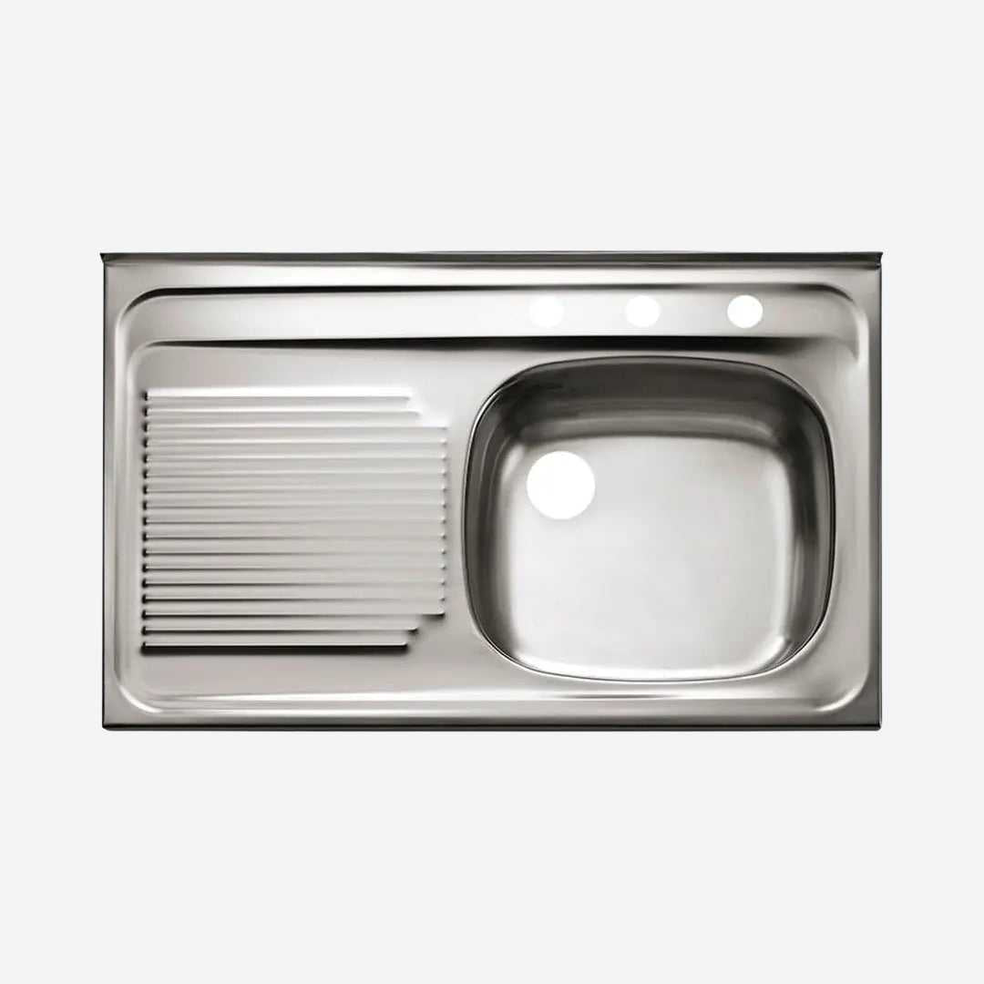 Fregadero sobreponer 50 cm 19.7" TEKA EASY 80.50 1C 1E C/20 I/D