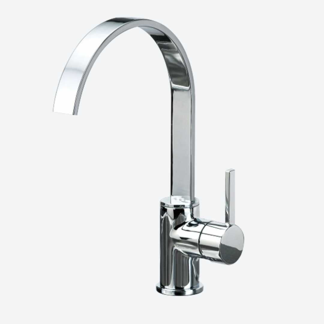 Grifo de Cocina Monomando Cromado Delta 1 Orificio 21.91 cm 8.62" DELTA 26601